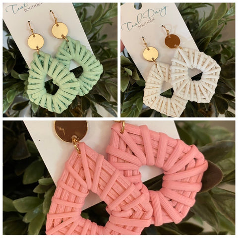 The Izzy Earrings--Teal Daisy Womens Boutique